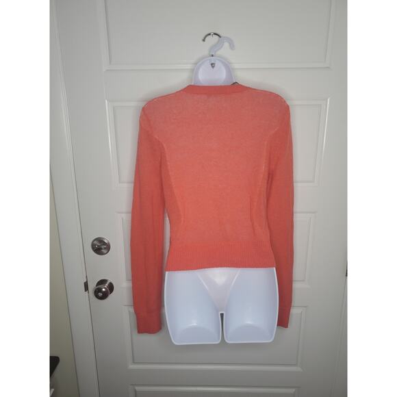 NWT RE/DONE Apricot Sorbet Lightweight Sweater - Picture 5 of 7
